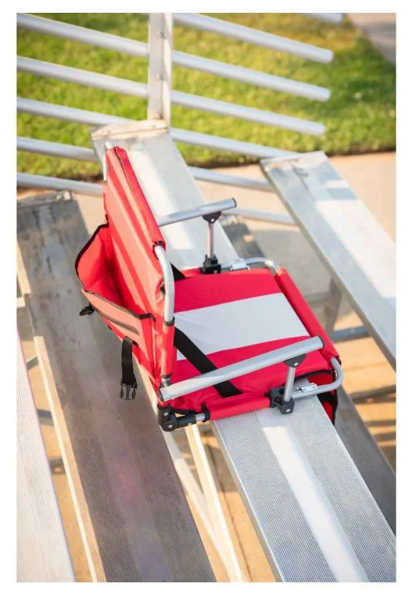 STADIUM SEAT WITH ARMS - RED